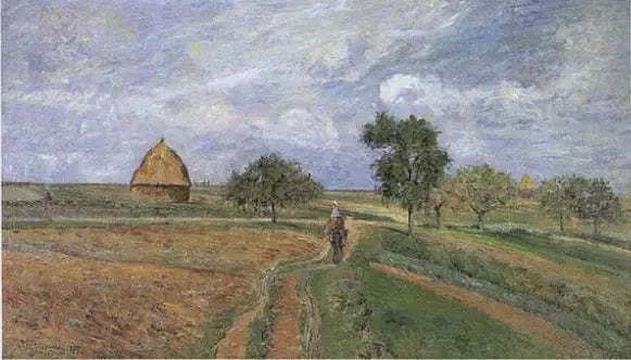 La vieja ruta de Ennery a Pontoise - Camille Pissarro
