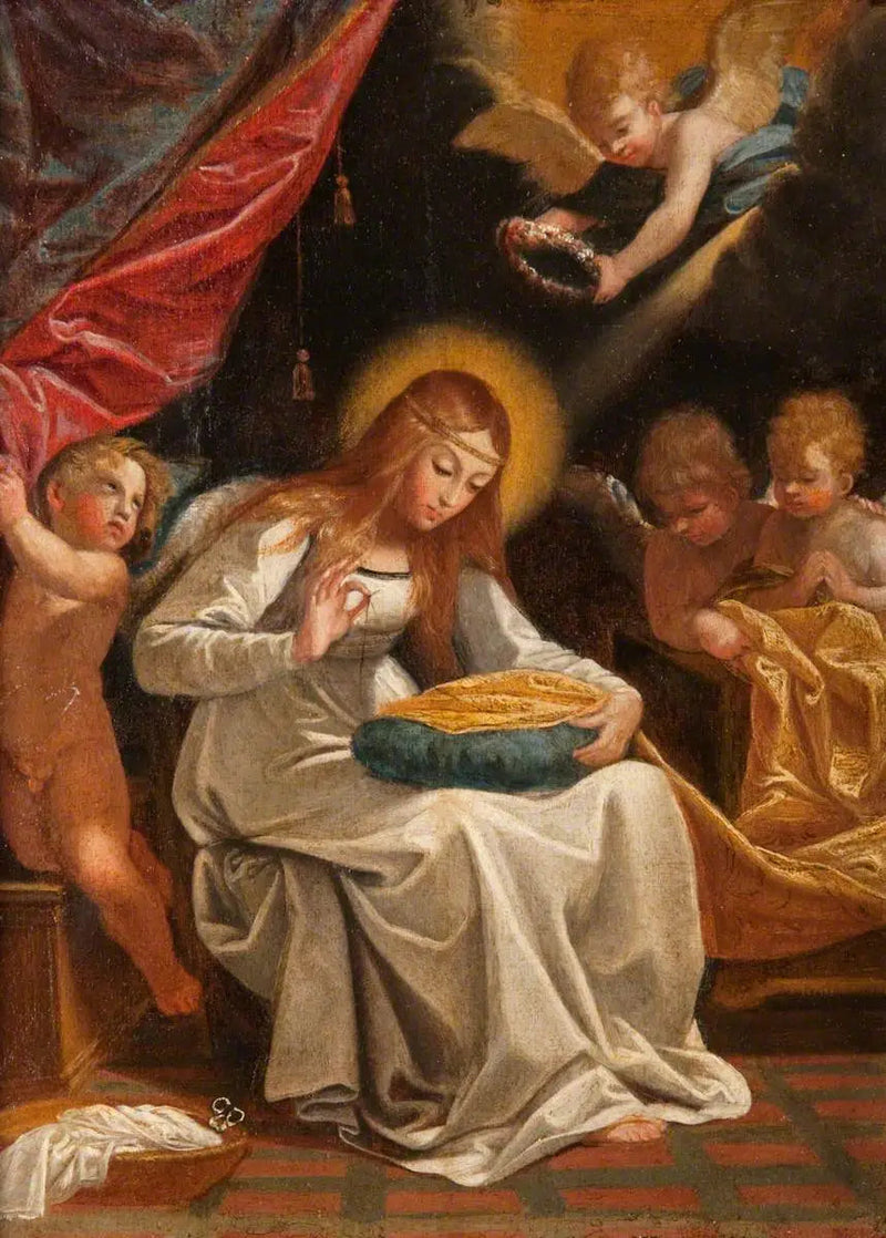 La Virgen Cosiendo - Guido Reni