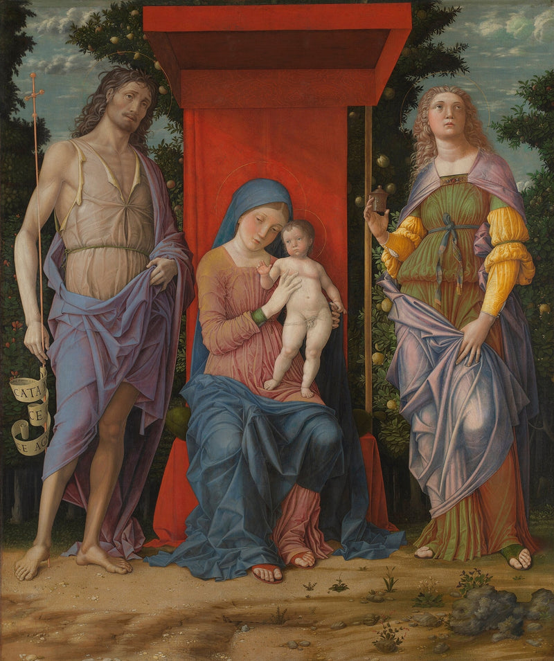 La Virgen con el Niño - Andrea Mantegna
