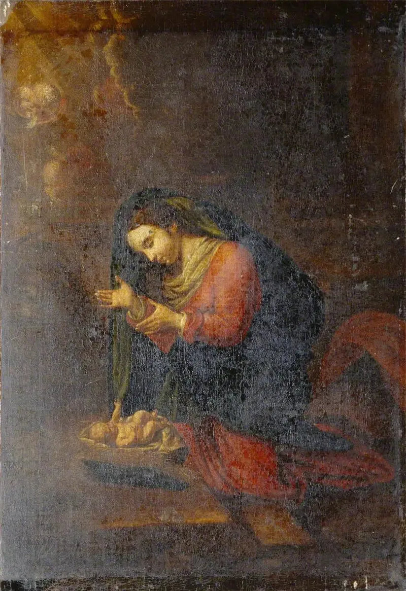 La Virgen con el Niño - Antonio da Correggio