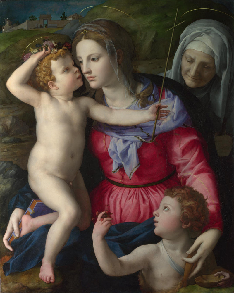 La Virgen con el Niño y santos - Bronzino