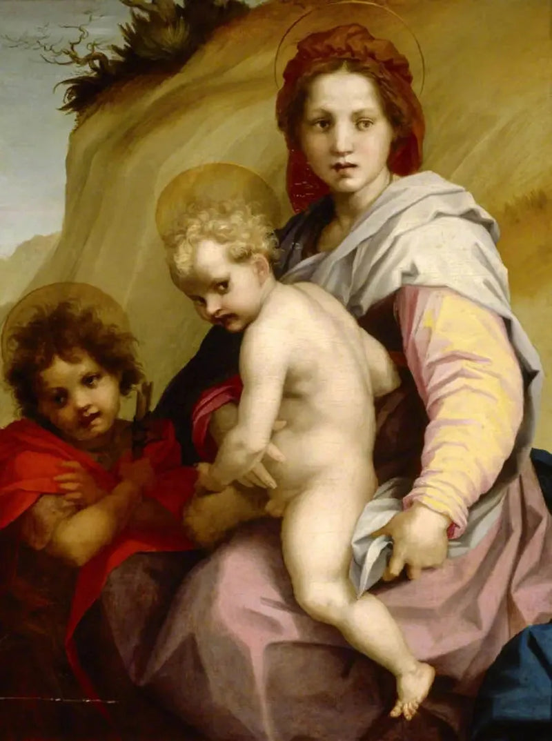 La Virgen con el Niño y el pequeño Juan (La Madonna de las 