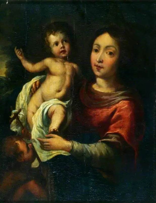 La Virgen con el Niño y san Juan - Bartolomé Esteban Murillo
