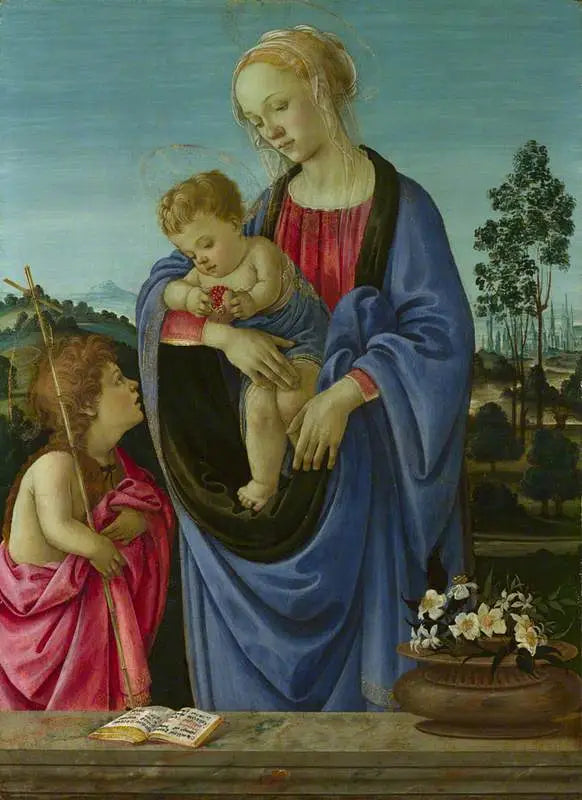 La Virgen con el Niño y san Juan - Filippino Lippi