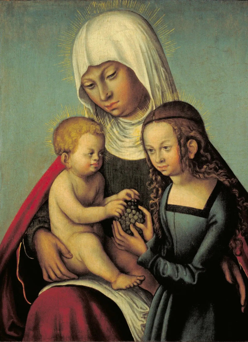 La Virgen con el Niño y Santa Ana - Lucas Cranach el Viejo
