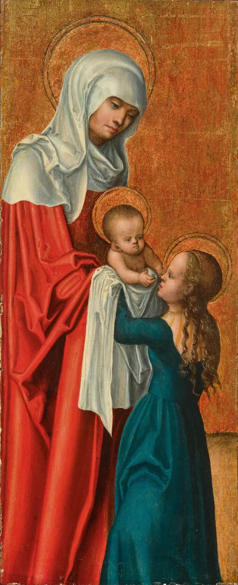 La Virgen con el Niño y Santa Ana - Lucas Cranach el Viejo