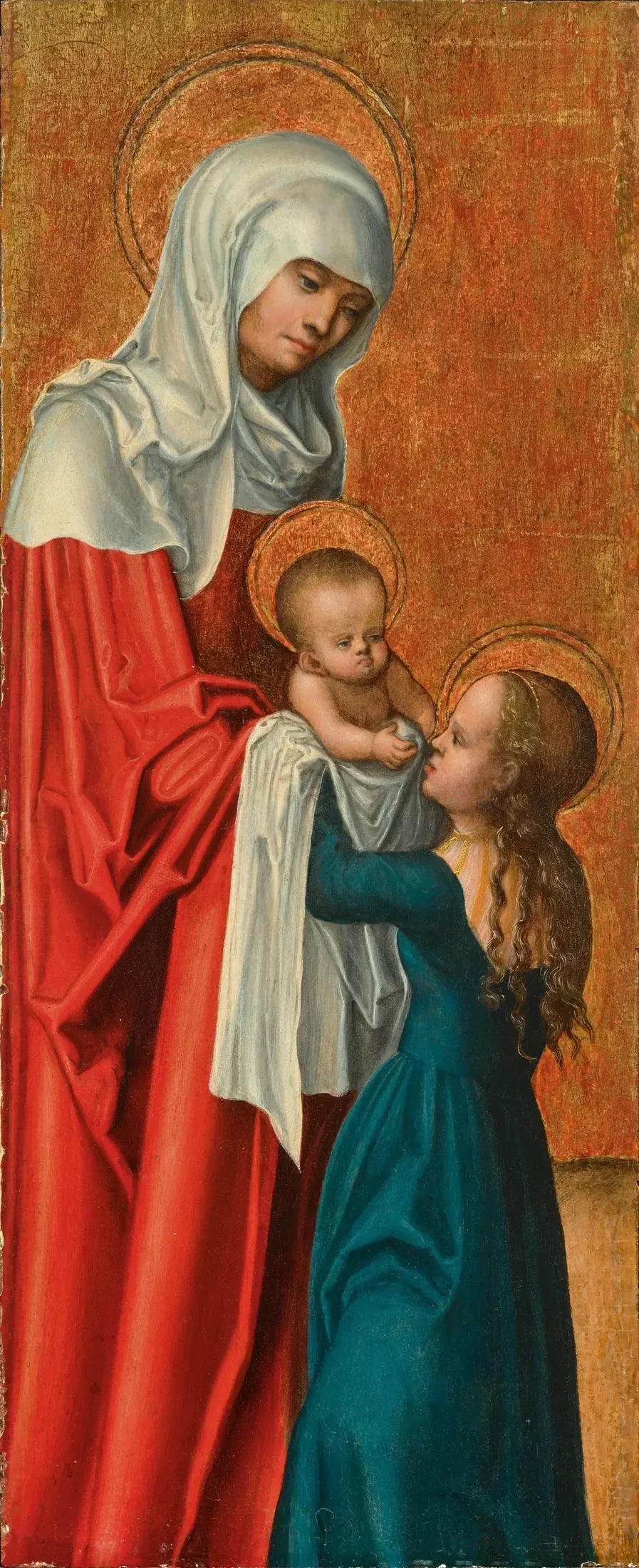 La Virgen con el Niño y Santa Ana - Lucas Cranach el Viejo