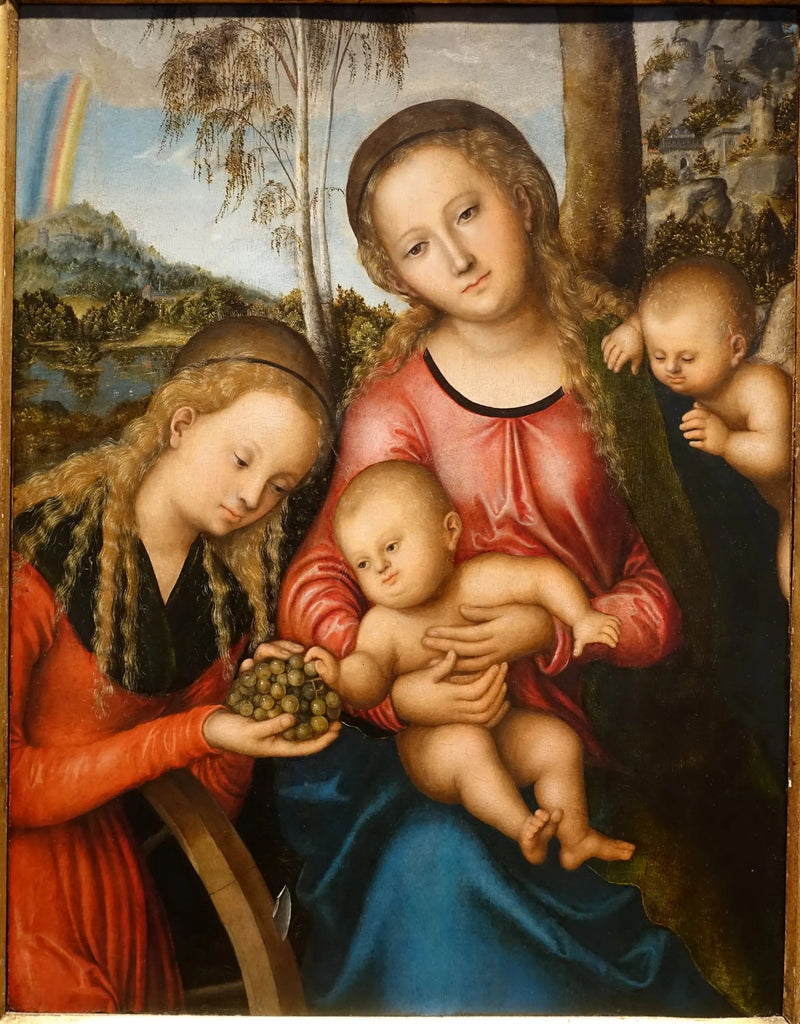 La Virgen con el Niño y Santa Catalina - Lucas Cranach el Viejo