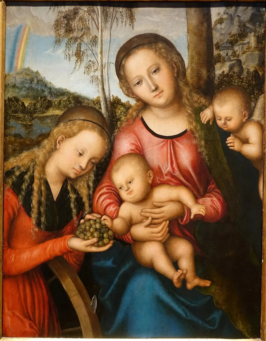 La Virgen con el Niño y Santa Catalina - Lucas Cranach el Viejo