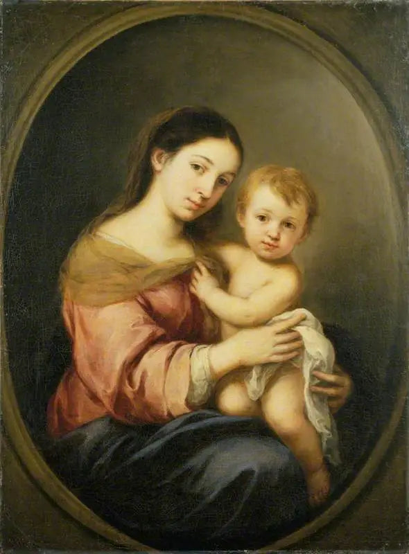 La Virgen con el Niño - Bartolomé Esteban Murillo