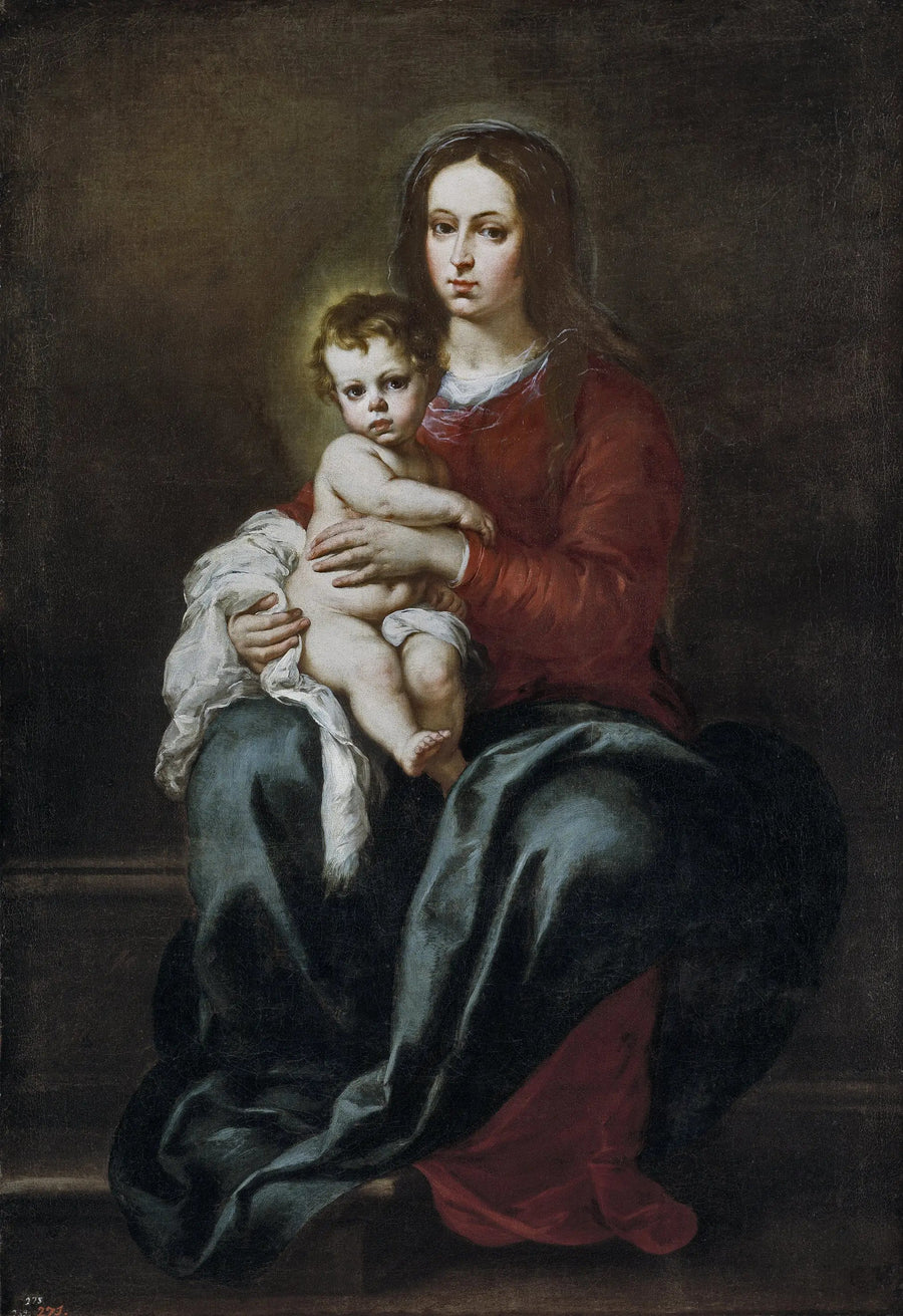 La Virgen con el Niño - Bartolomé Esteban Murillo
