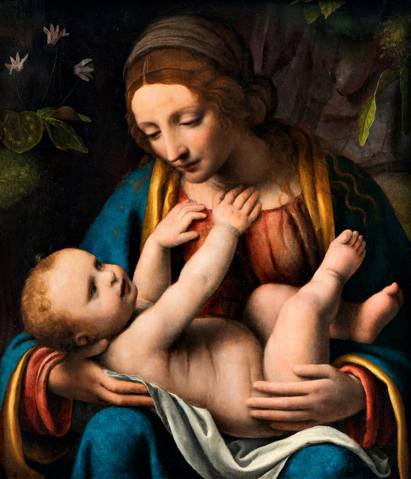 La Virgen con el Niño - Bernardino Luini