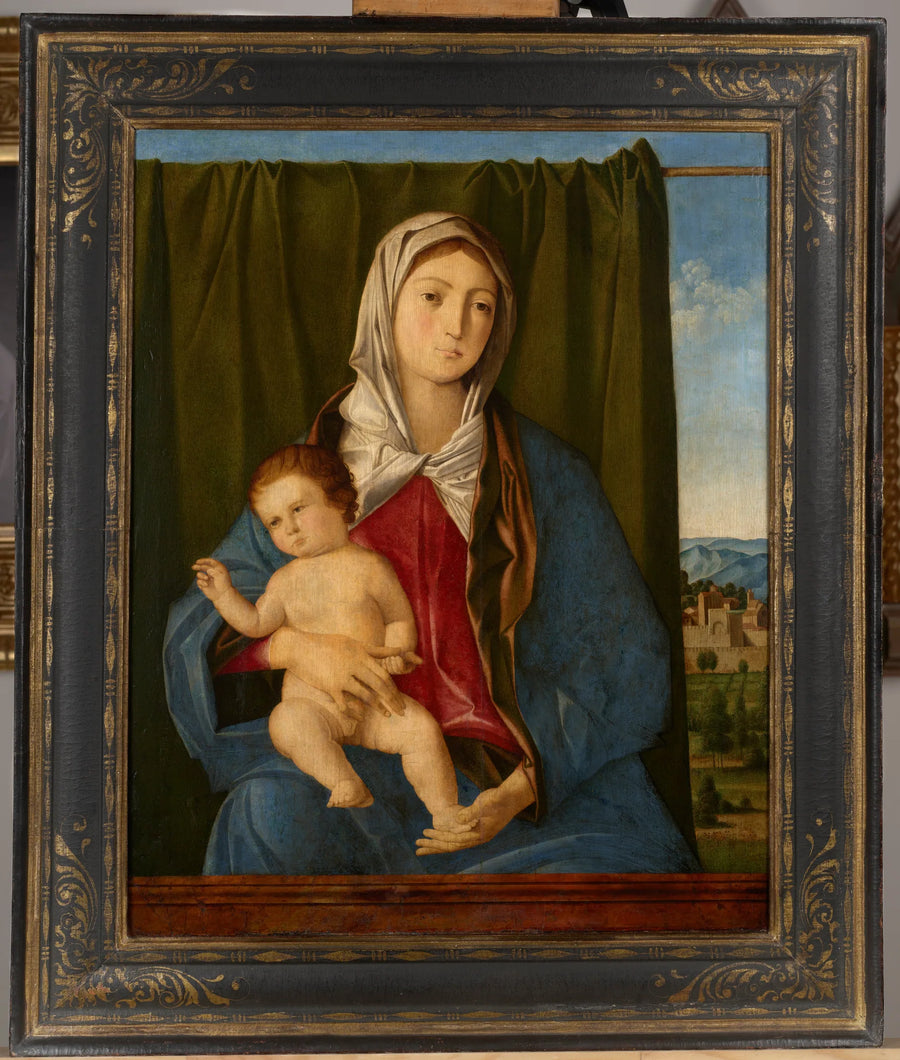 La Virgen con el Niño bendiciendo - Giovanni Bellini