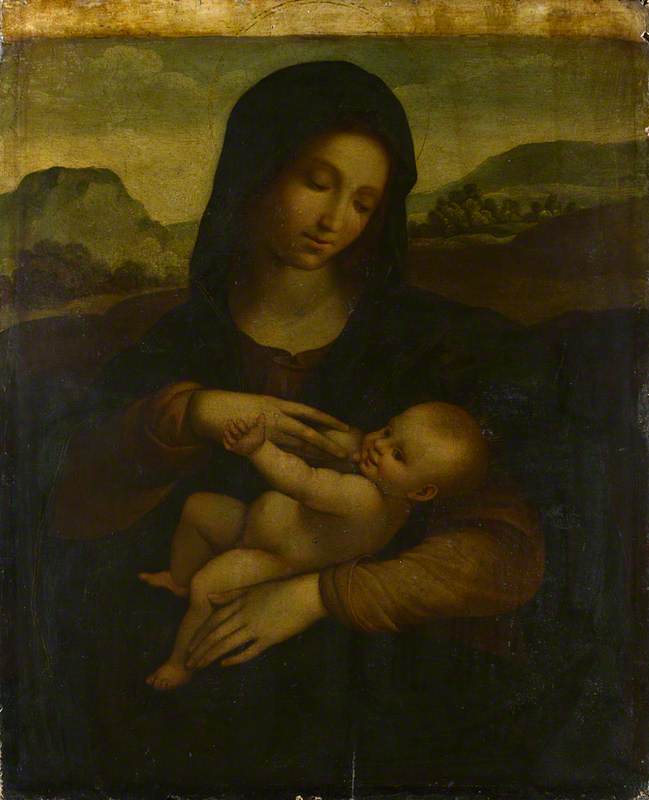 La Virgen con el Niño - Il Sodoma (Giovanni Antonio Bazzi)