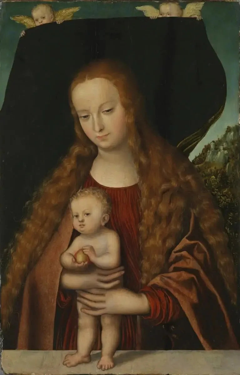 La Virgen con el Niño Jesús y la manzana - Lucas Cranach el Viejo