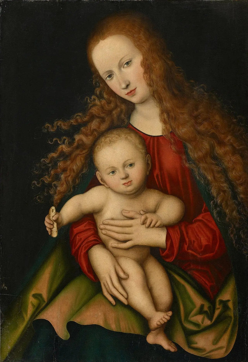 La Virgen con el Niño - Lucas Cranach el Viejo