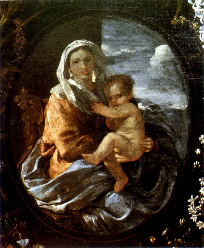 La Virgen con el Niño - Nicolas Poussin