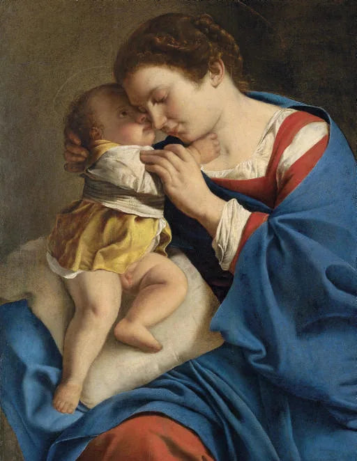 La Virgen con el Niño - Orazio Gentileschi