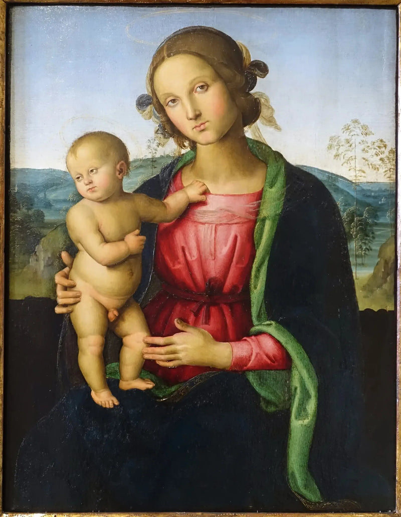 La Virgen con el Niño - Pietro Perugino