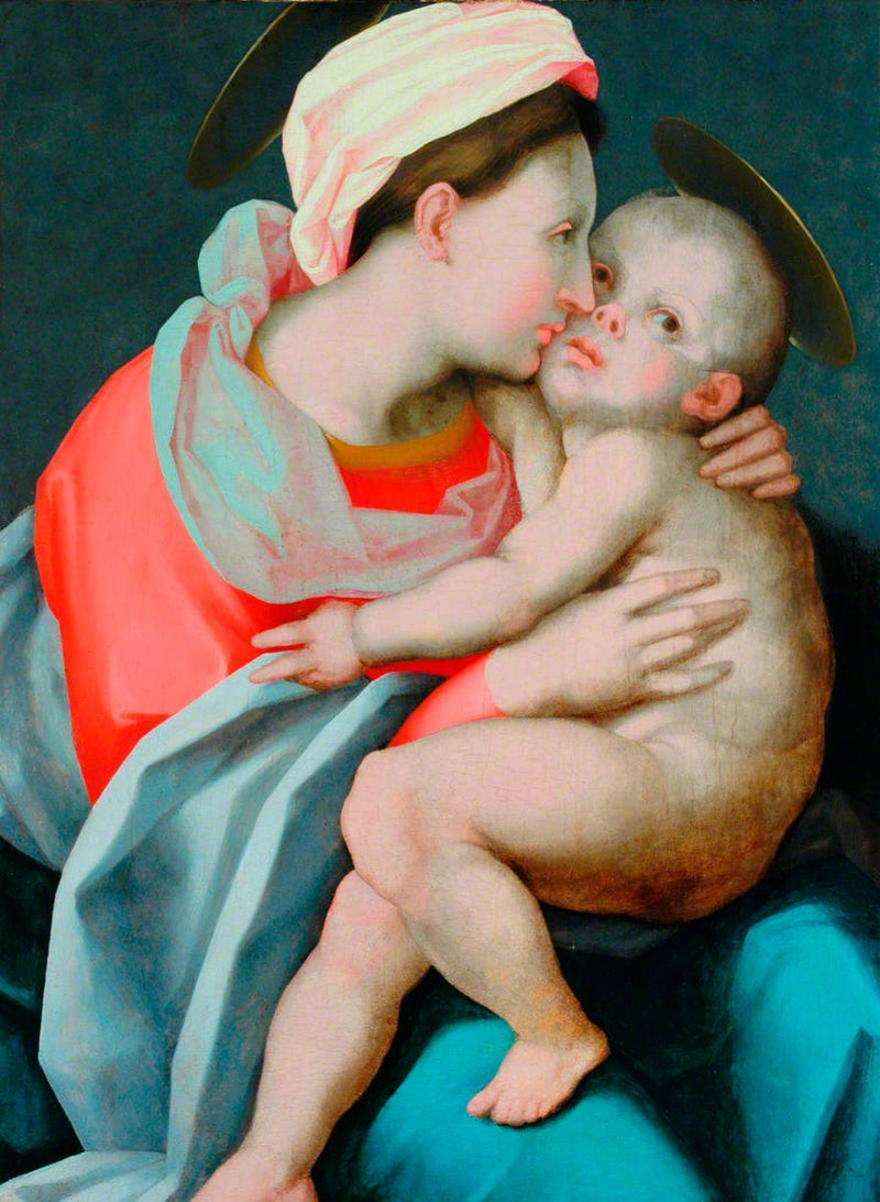 La Virgen con el Niño - Rosso Fiorentino
