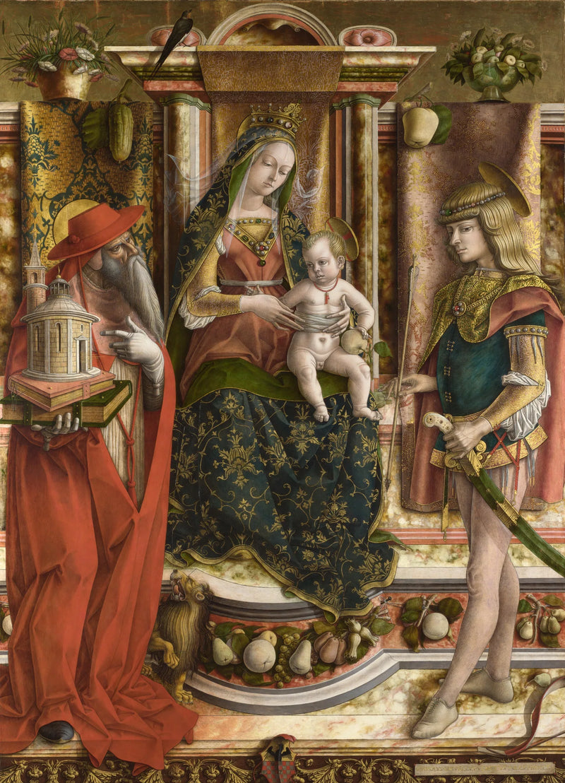 La Virgen con la Golondrina - Carlo Crivelli
