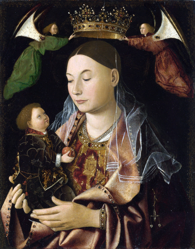 La Virgen con el Niño - Antonello de Messine