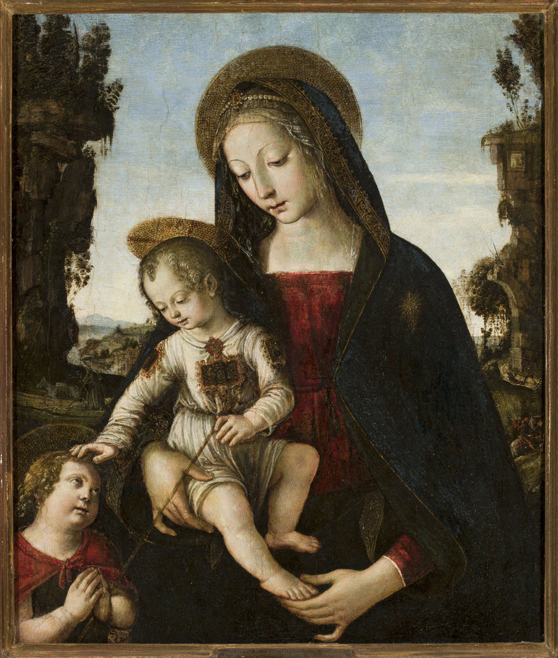 La Virgen con el Niño y san Juan - Pinturicchio