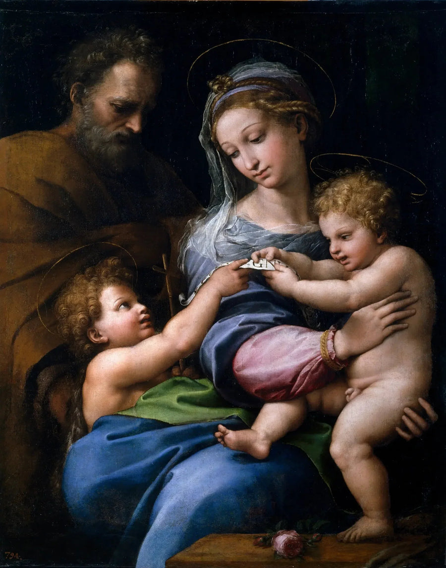 La Virgen con la rosa - Rafael Sanzio