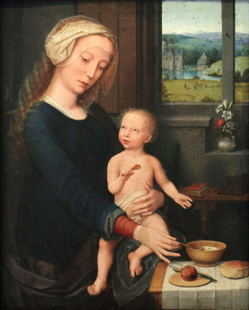 La Virgen con la sopa de leche - Gérard David
