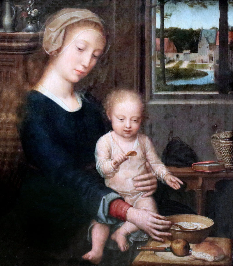 La Virgen con la sopa de leche - Gérard David