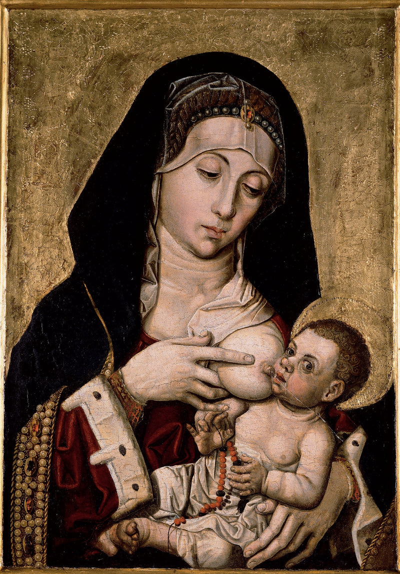 La Virgen lactante - Bartolomé Bermejo