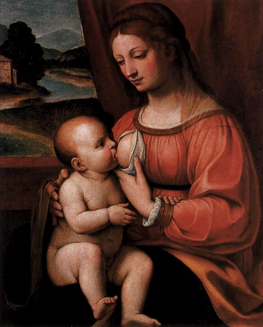 La Virgen lactante - Bernardino Luini
