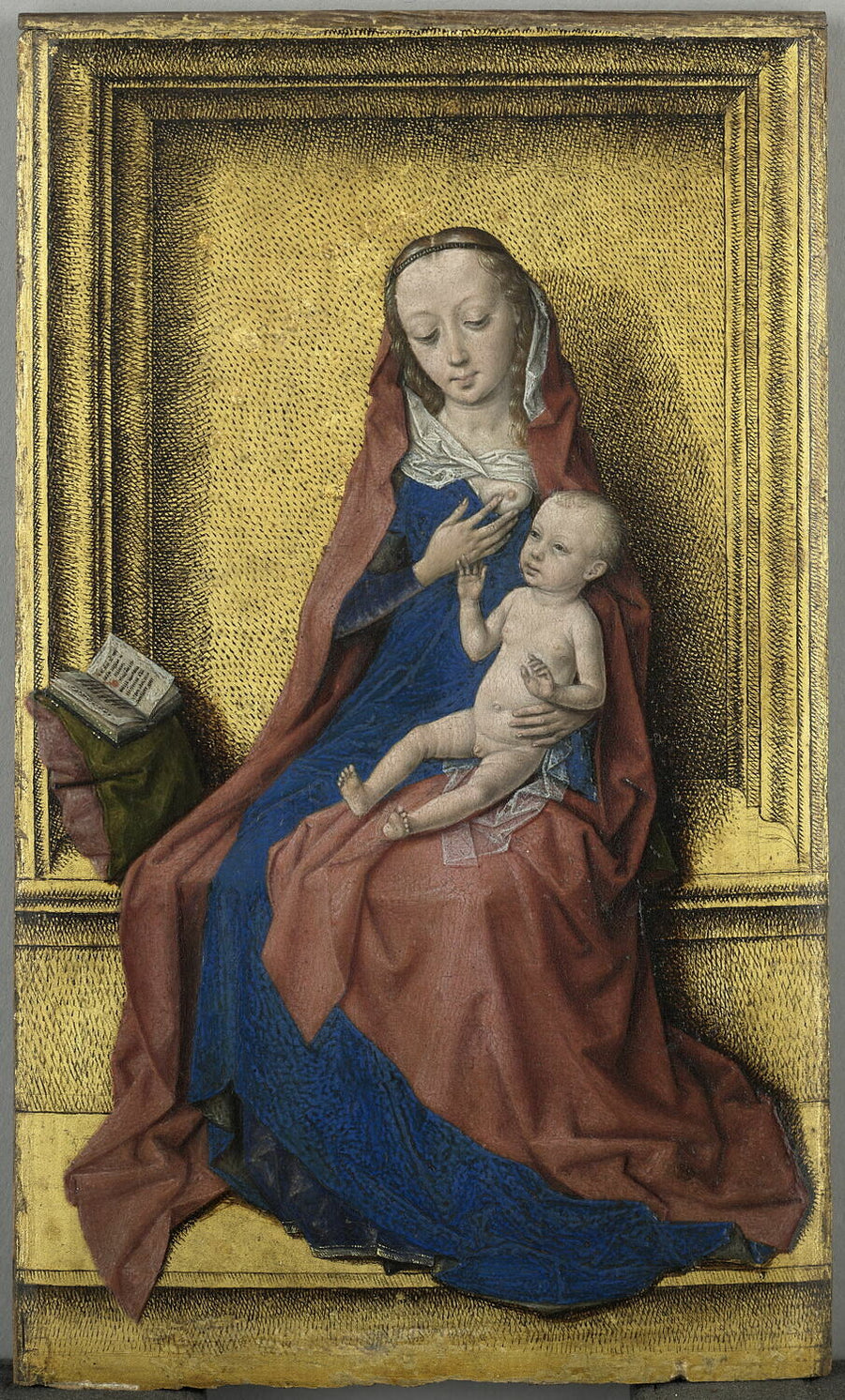 La Virgen sentada con el Niño - Dirk Bouts
