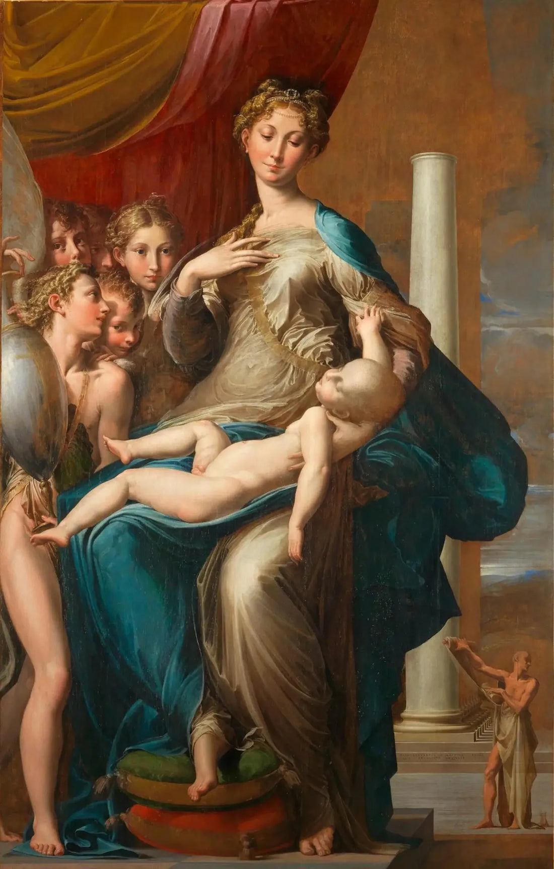 La Virgen de cuello largo - Parmigianino