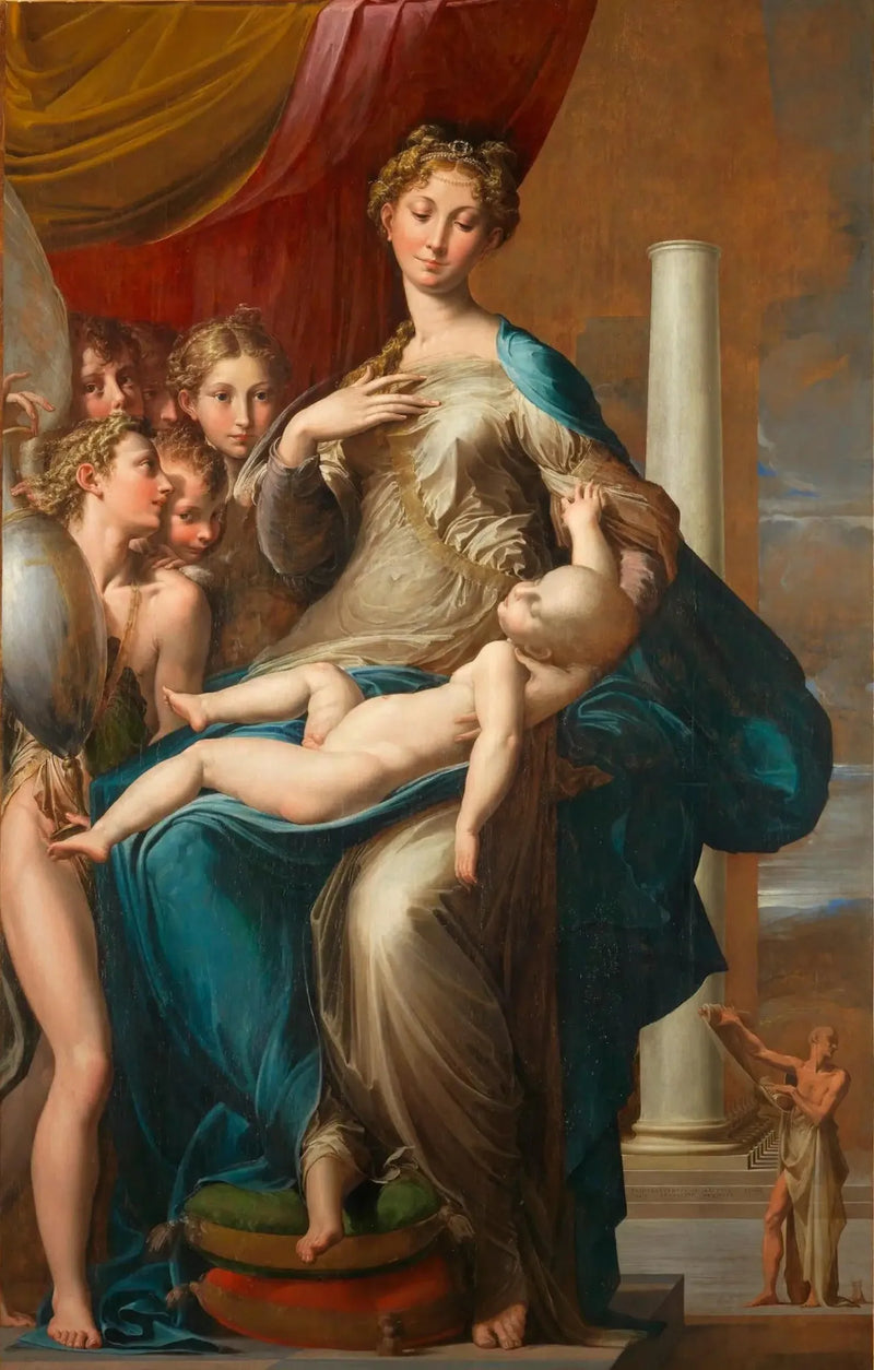 La Virgen de cuello largo - Parmigianino