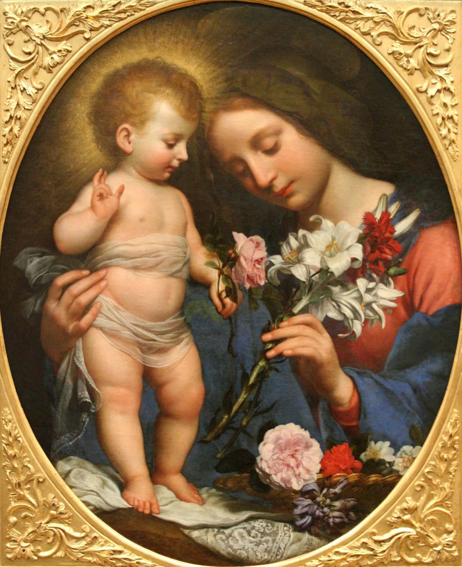 La Virgen con el lirio. - Carlo Dolci