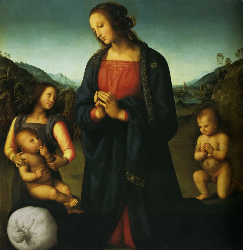 La Virgen con el saco - Pietro Perugino