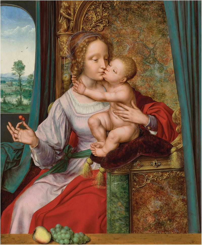 La Virgen de las cerezas - Quentin Metsys