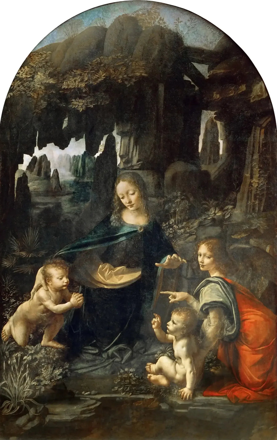La Virgen de las Rocas - Leonardo da Vinci