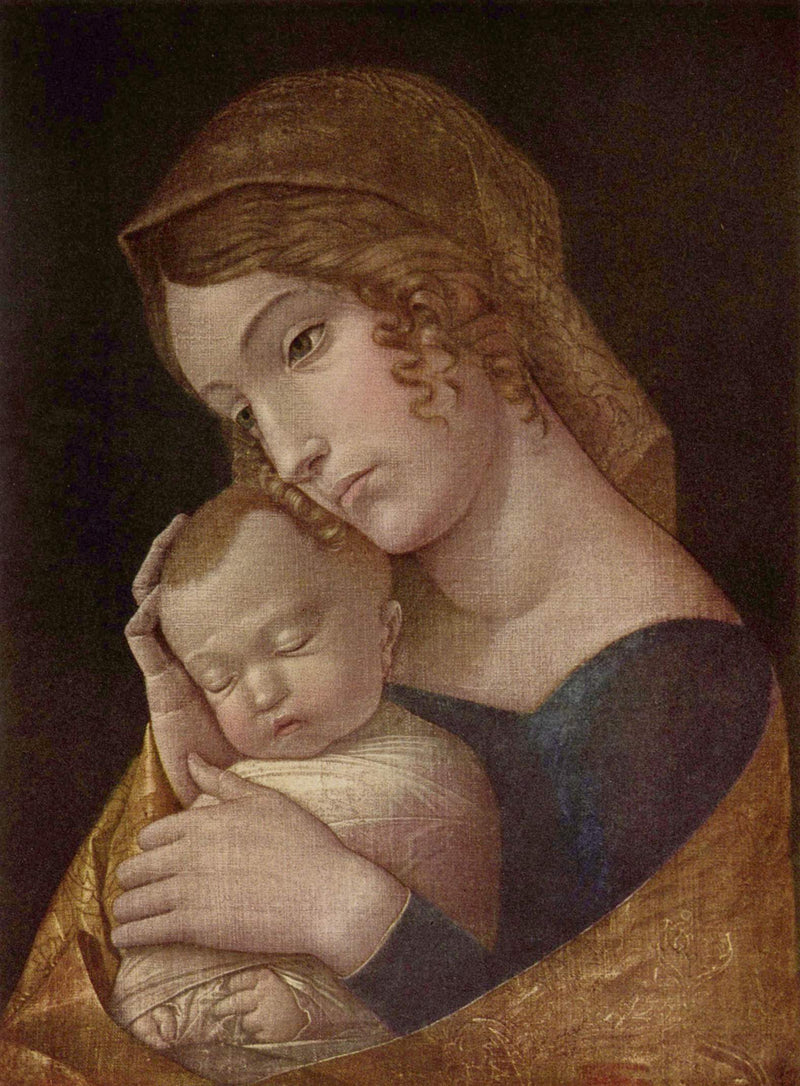 La Virgen con el Niño dormido - Andrea Mantegna