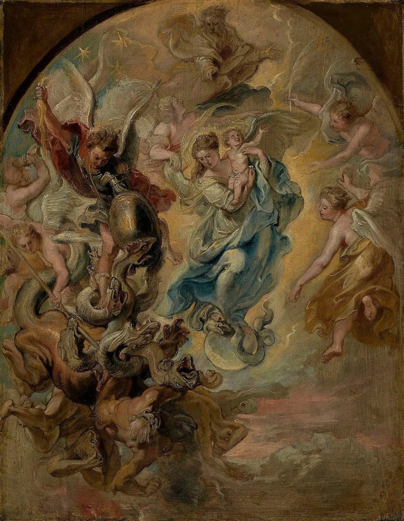La Virgen como mujer del Apocalipsis - Peter Paul Rubens