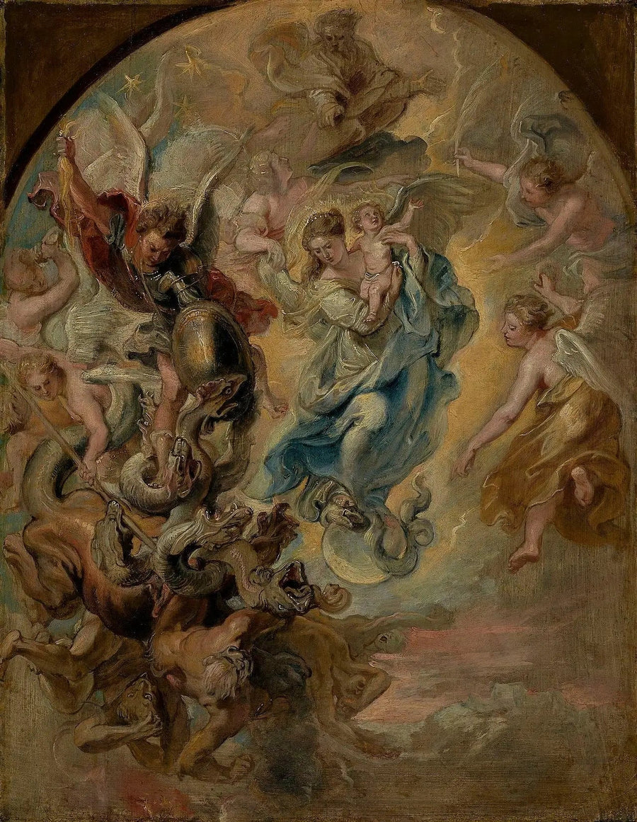 La Virgen como mujer del Apocalipsis - Peter Paul Rubens