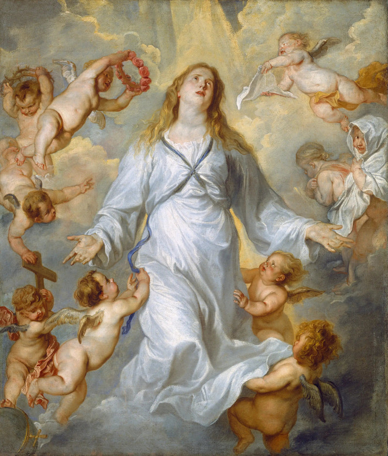 La Virgen como intercesora - Antoine van Dyck
