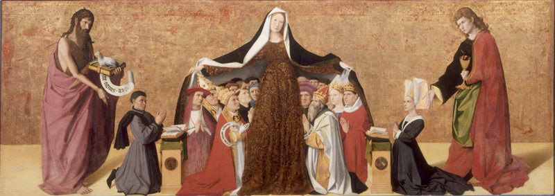 La Virgen de la misericordia de la familia Cadard - Enguerrand Quarton
