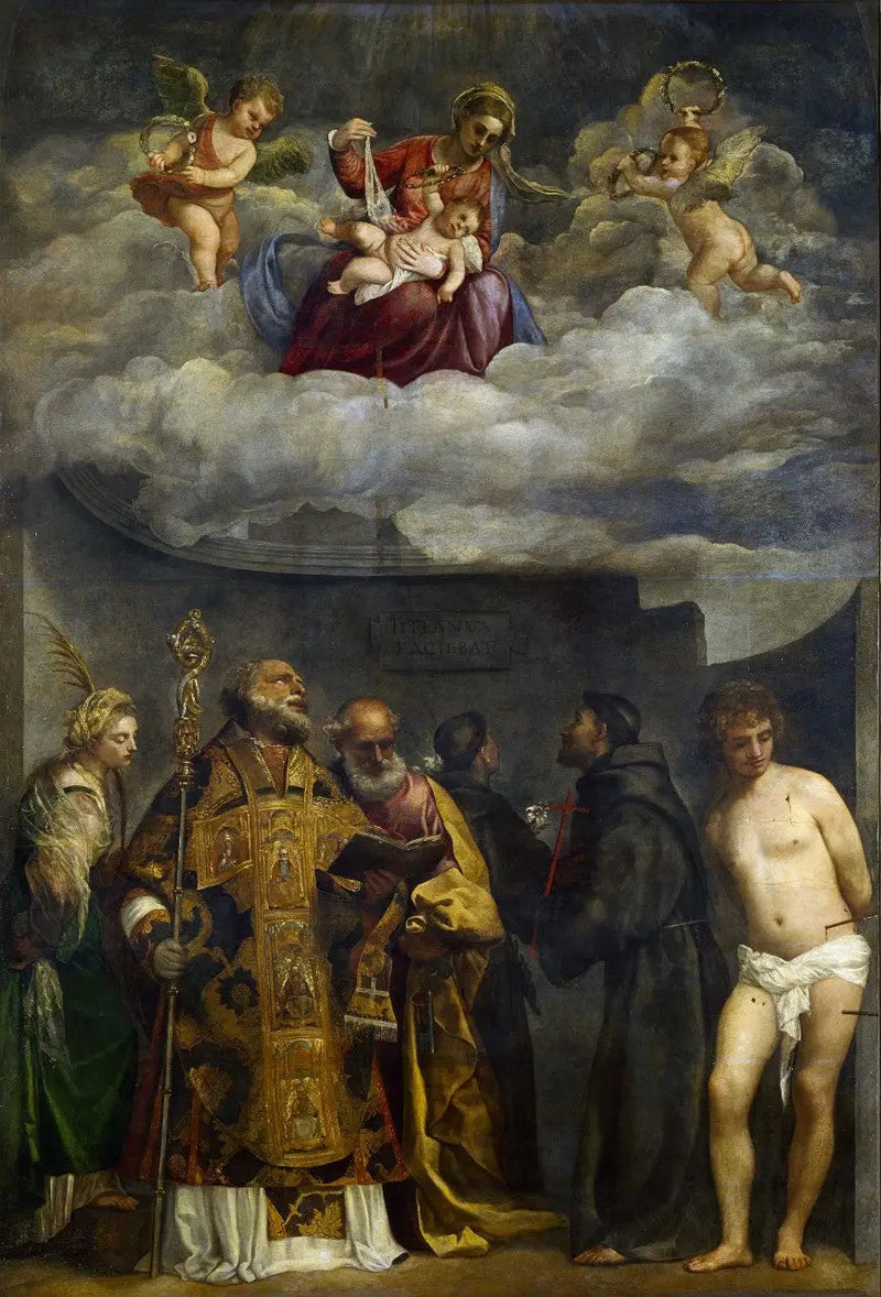 La Virgen de San Nicolò dei Frari - Tiziano