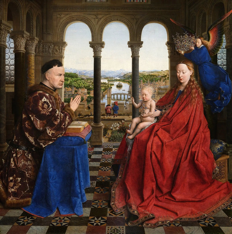 La Virgen del Canciller Rolin - Jan van Eyck