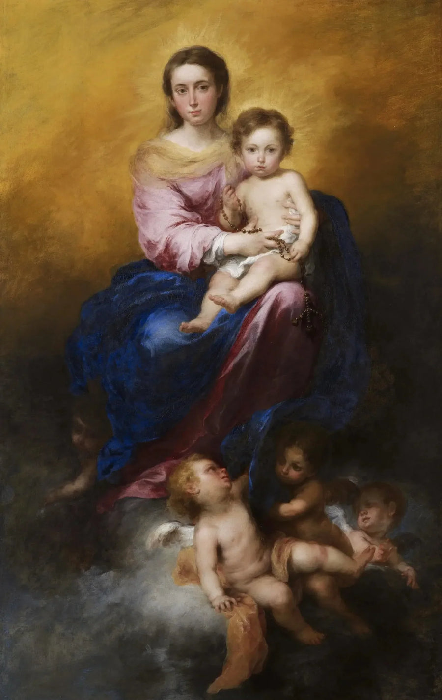 La Virgen del Rosario - Bartolomé Esteban Murillo