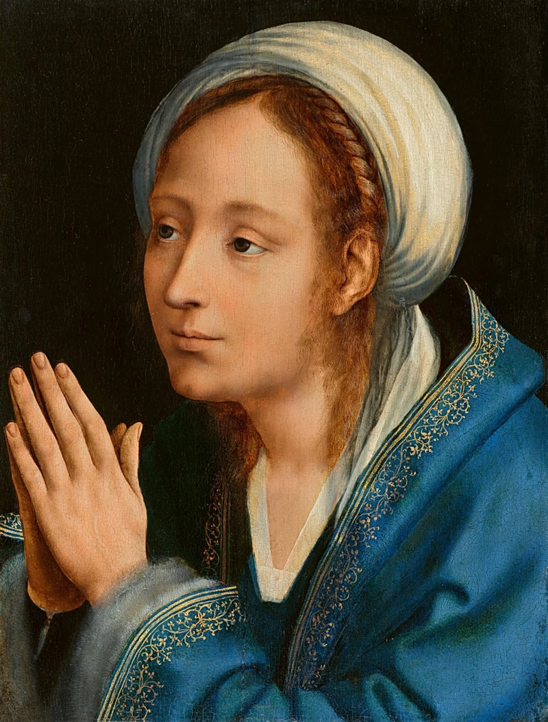 La Virgen en oración - Quentin Metsys