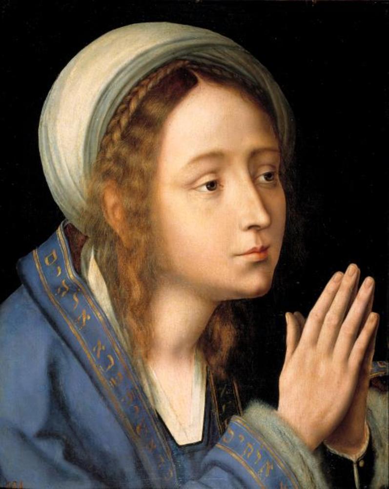 La Virgen en oración - Quentin Metsys