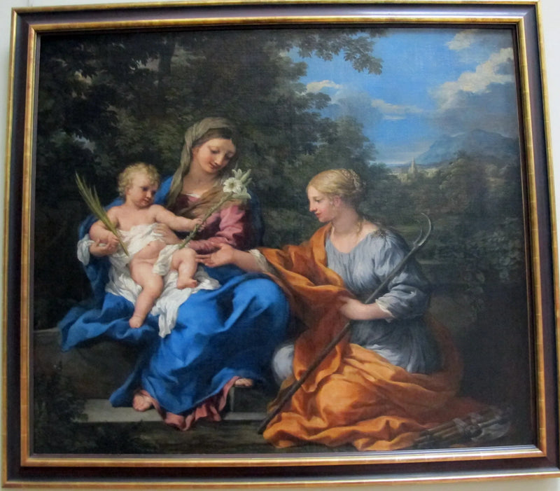 La Virgen y el Niño con Santa Martina - Pietro da Cortona